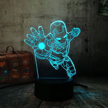 Load image into Gallery viewer, Iron Man 3D LED Night Light