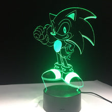 Load image into Gallery viewer, Sonic The Hedgehog Figure 3D LED