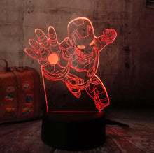 Load image into Gallery viewer, Iron Man 3D LED Night Light