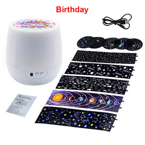 Colorful Starry Sky Projector Night Light