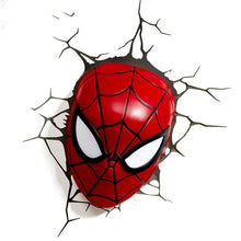 Load image into Gallery viewer, Marvel avengers LED wall lamp