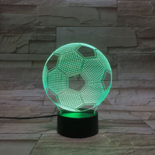 Load image into Gallery viewer, Kids 3d Lamp Football Led Night Light C Ronaldo