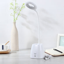 Load image into Gallery viewer, Geoeon Multifunction LED 3.7V Desk Lamp  Touch Switch USB Pen Holder